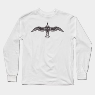 Nags Head, NC Summertime Vacationing Bird Flight Long Sleeve T-Shirt